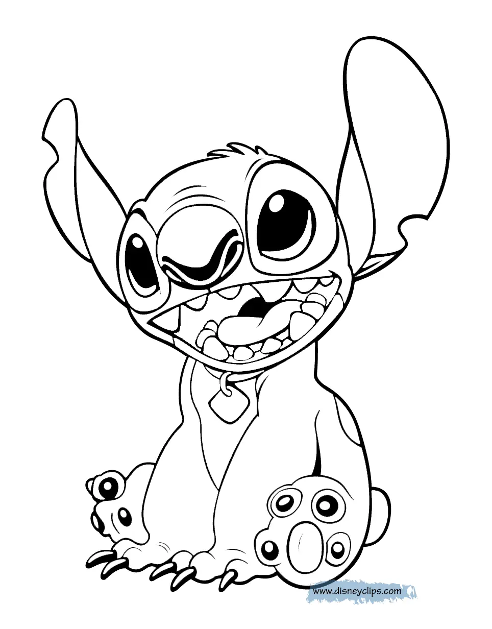 Stitch Coloring Pages 21