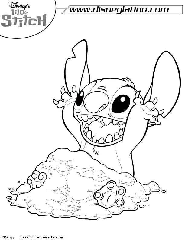 Stitch Coloring Pages 22