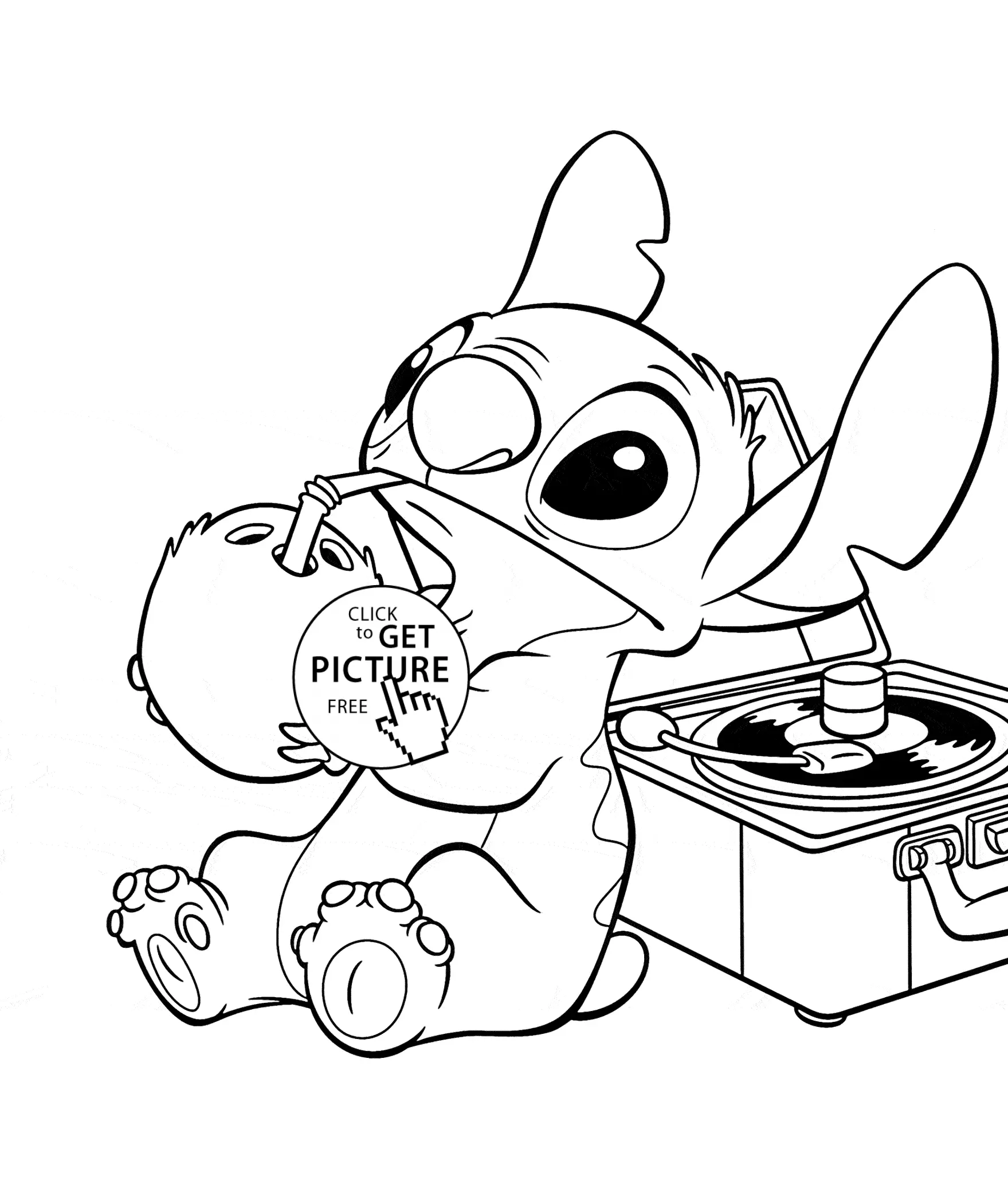 Stitch Coloring Pages 23