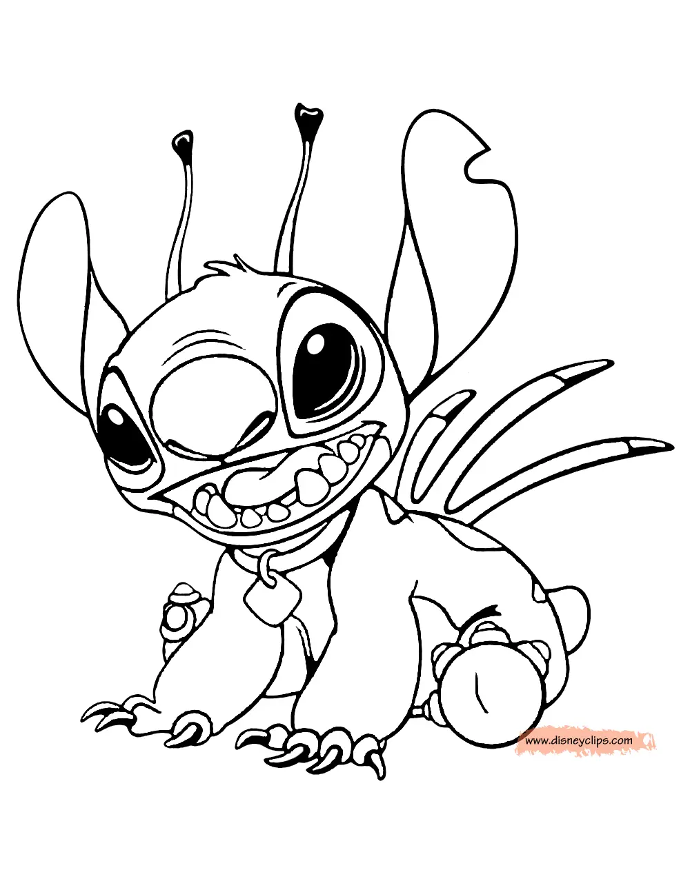 Stitch Coloring Pages 26