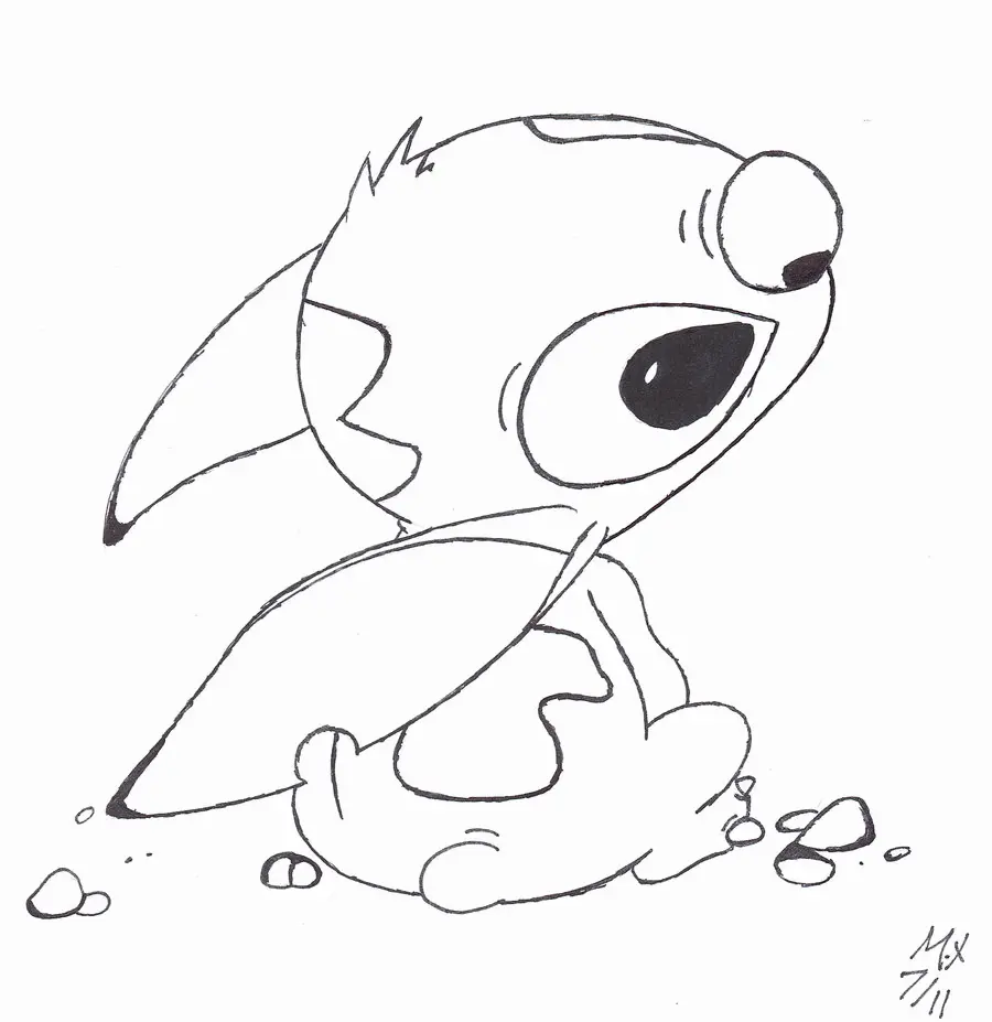 Stitch Coloring Pages 27