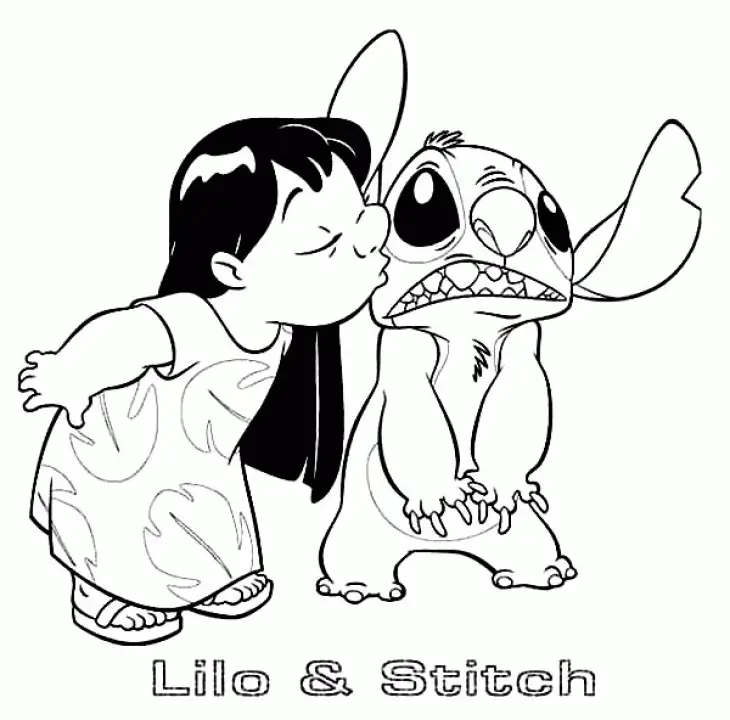 Stitch Coloring Pages 32