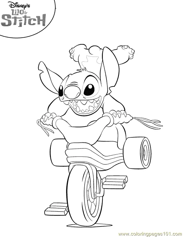 Stitch Coloring Pages 33