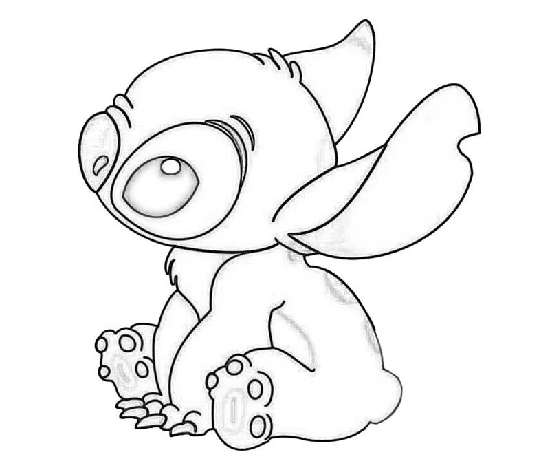 Stitch Coloring Pages 6