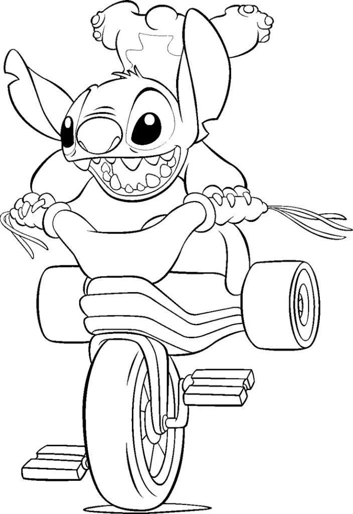 Stitch Coloring Pages 7