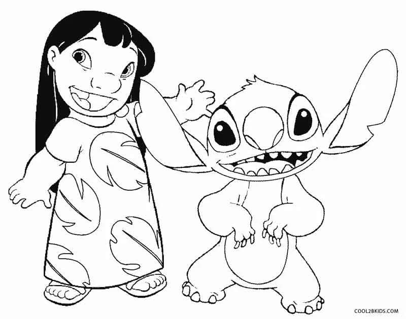 Stitch Coloring Pages 8