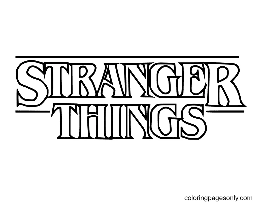 Stranger Things Ausmalbilder 3