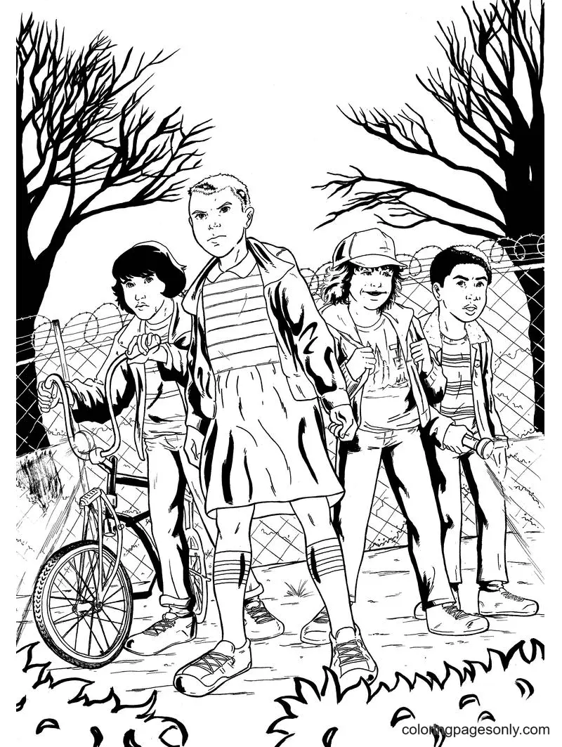 Stranger Things Ausmalbilder 43
