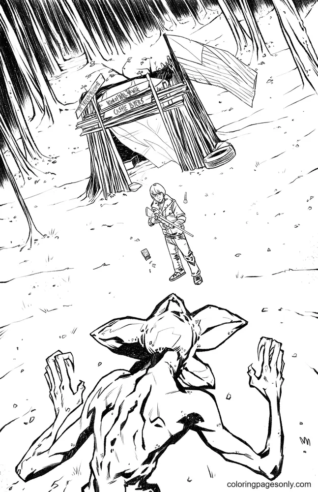 Stranger Things Ausmalbilder 66