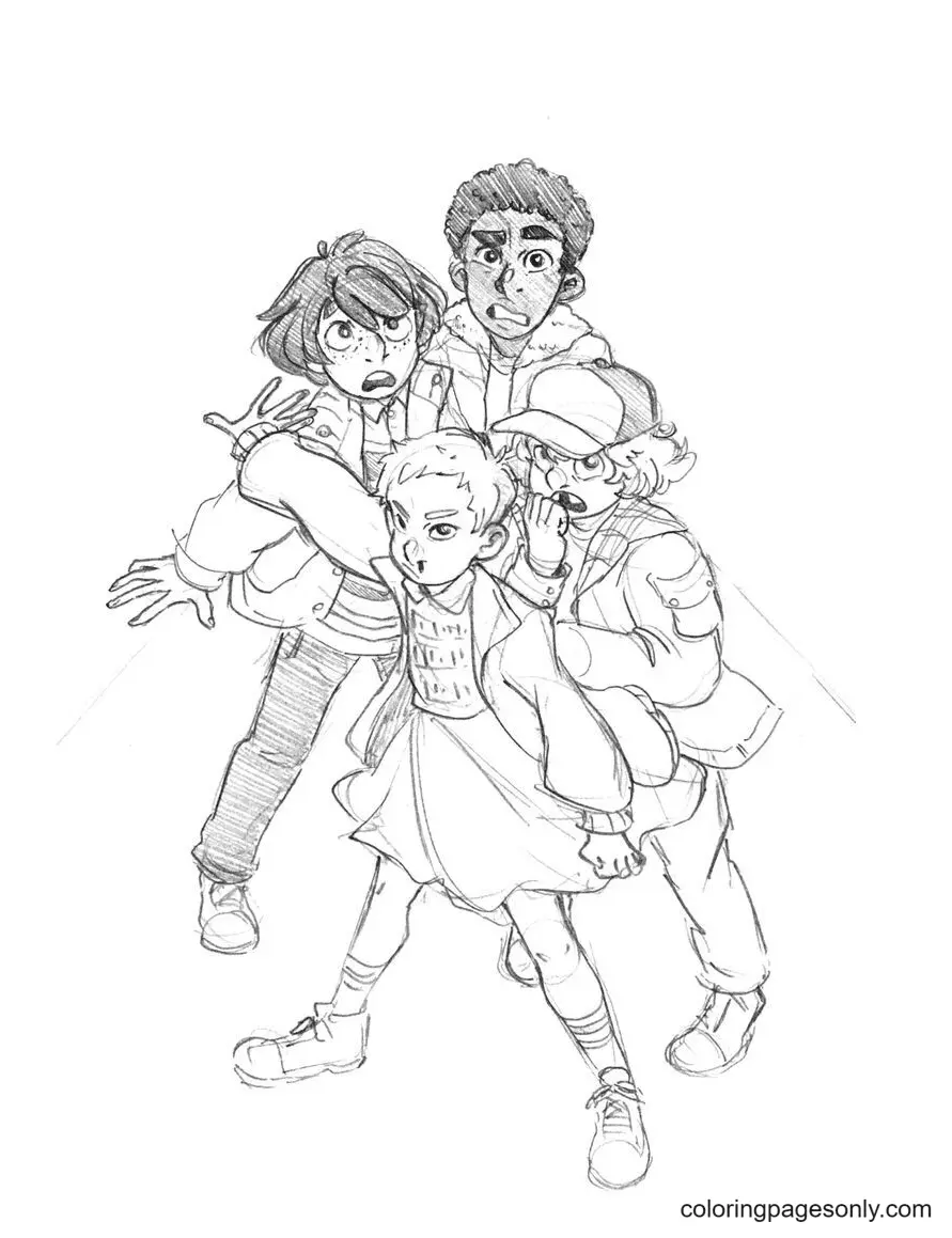 Desenhos de Stranger Things Para Colorir 70