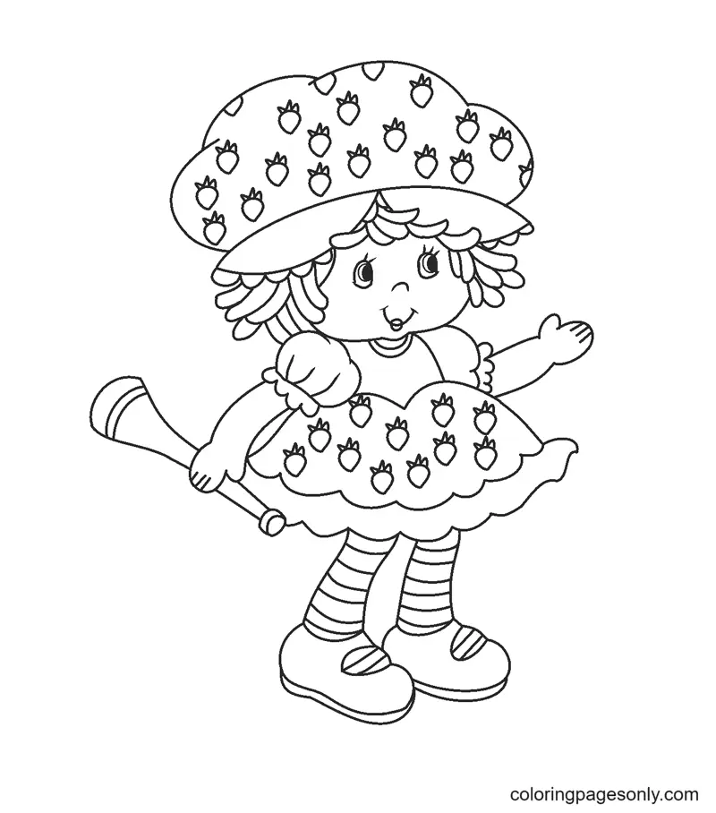 Strawberry Shortcake Coloring Pages 10