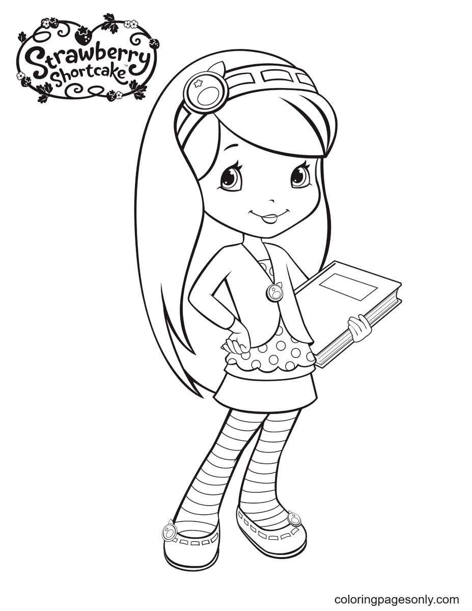 Strawberry Shortcake Coloring Pages 12