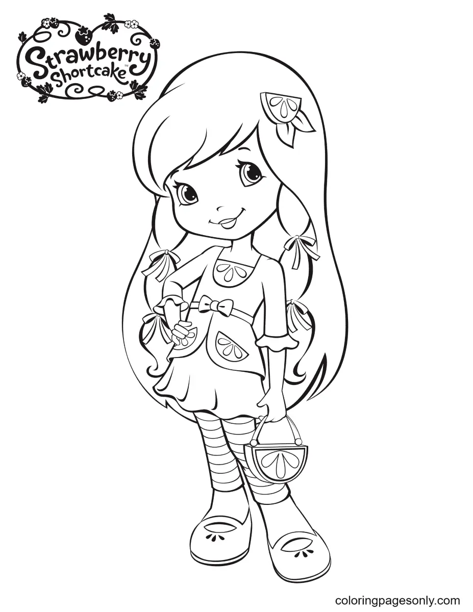 Strawberry Shortcake Coloring Pages 13