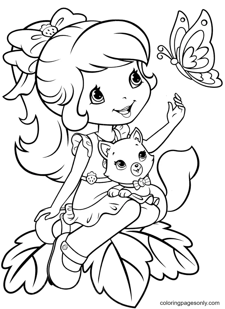 Strawberry Shortcake Coloring Pages 15