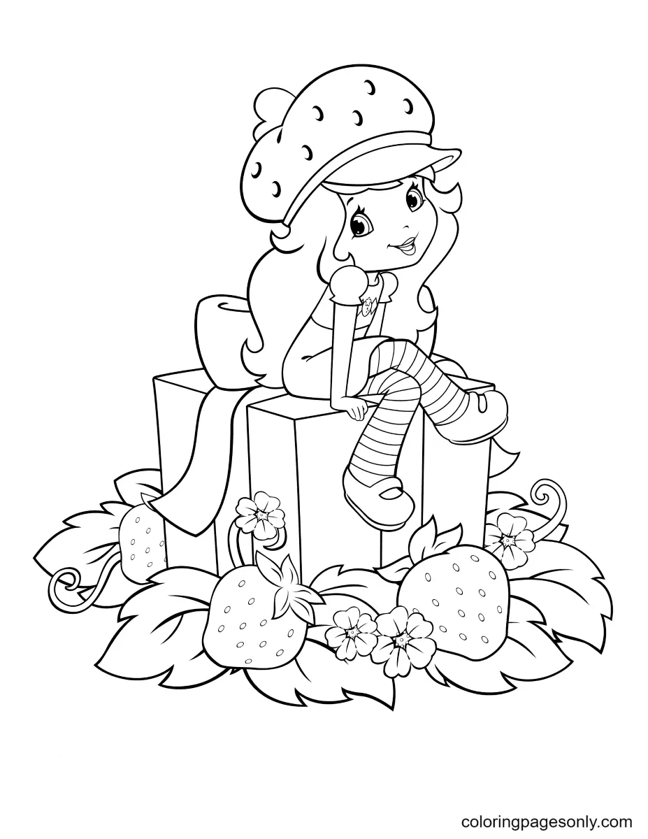 Strawberry Shortcake Coloring Pages 16