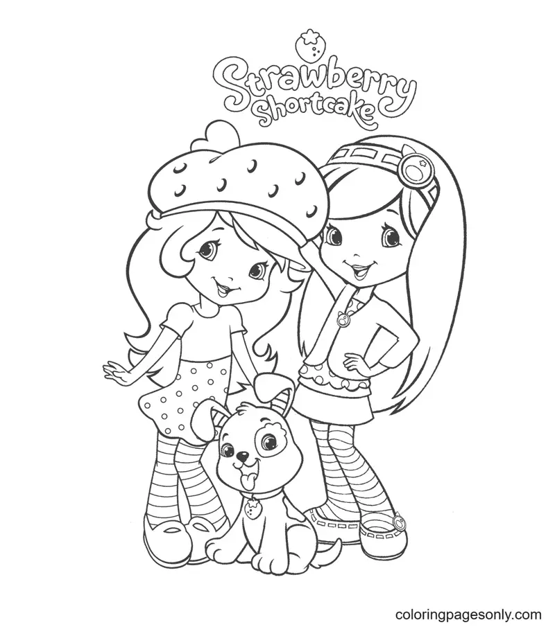 Strawberry Shortcake Coloring Pages 17