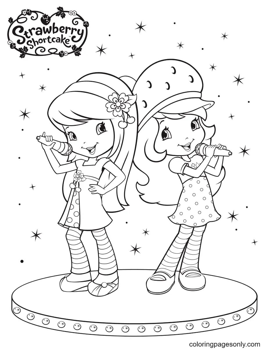 Strawberry Shortcake Coloring Pages 18