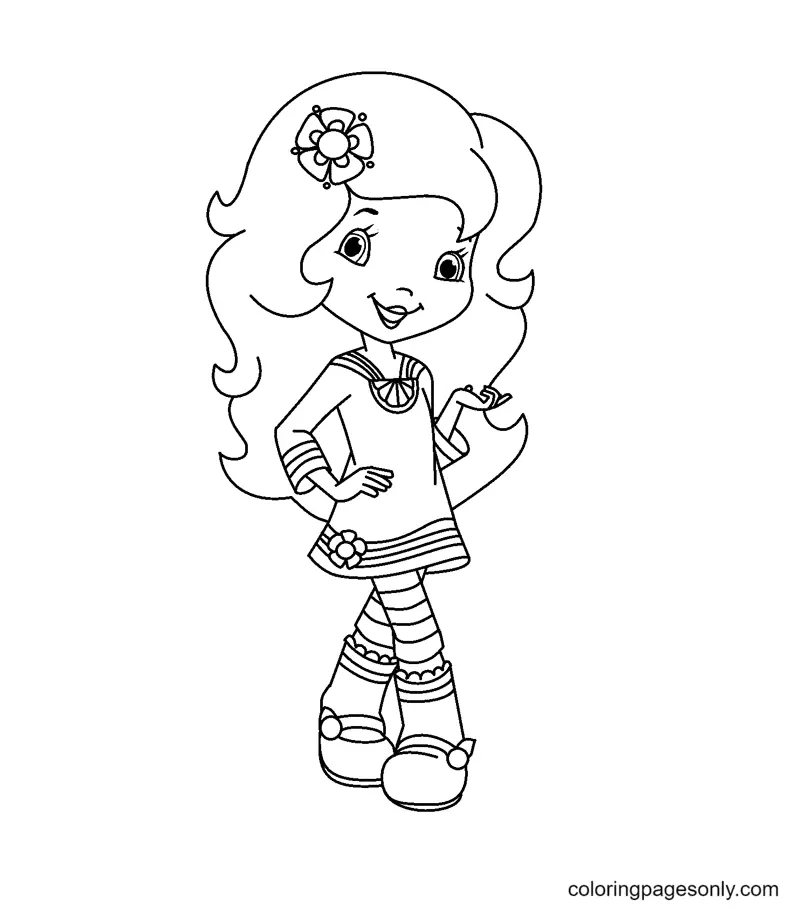 Strawberry Shortcake Coloring Pages 19