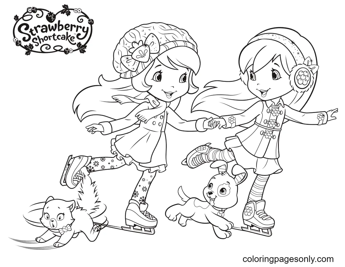 Strawberry Shortcake Coloring Pages 21
