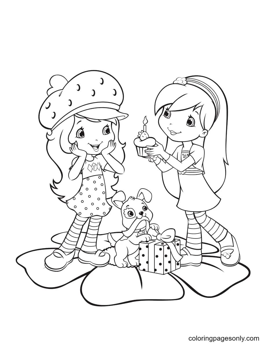 Strawberry Shortcake Coloring Pages 22