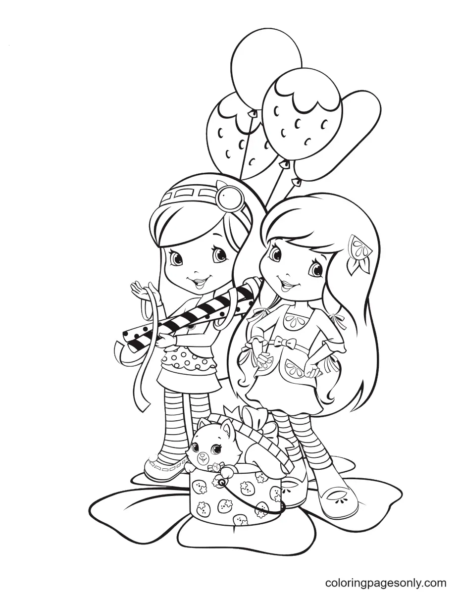 Strawberry Shortcake Coloring Pages 23