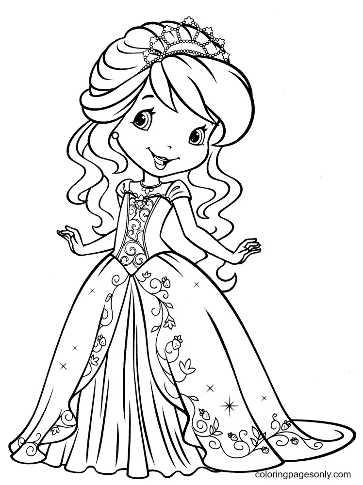 Strawberry Shortcake Coloring Pages 24