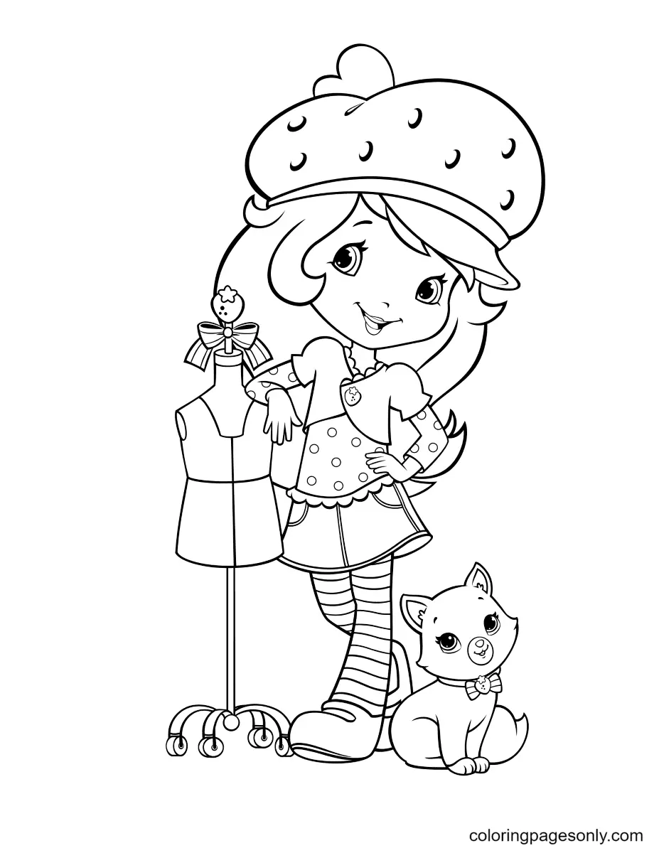 Strawberry Shortcake Coloring Pages 25