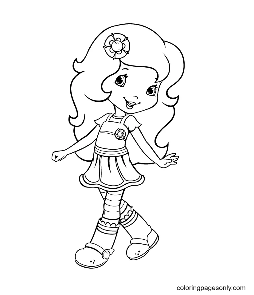 Strawberry Shortcake Coloring Pages 26