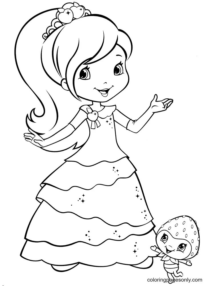 Strawberry Shortcake Coloring Pages 29