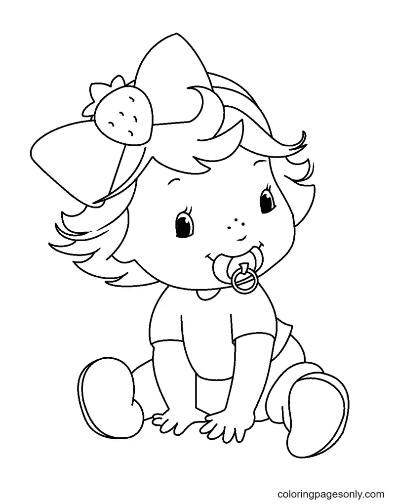 Strawberry Shortcake Coloring Pages 4
