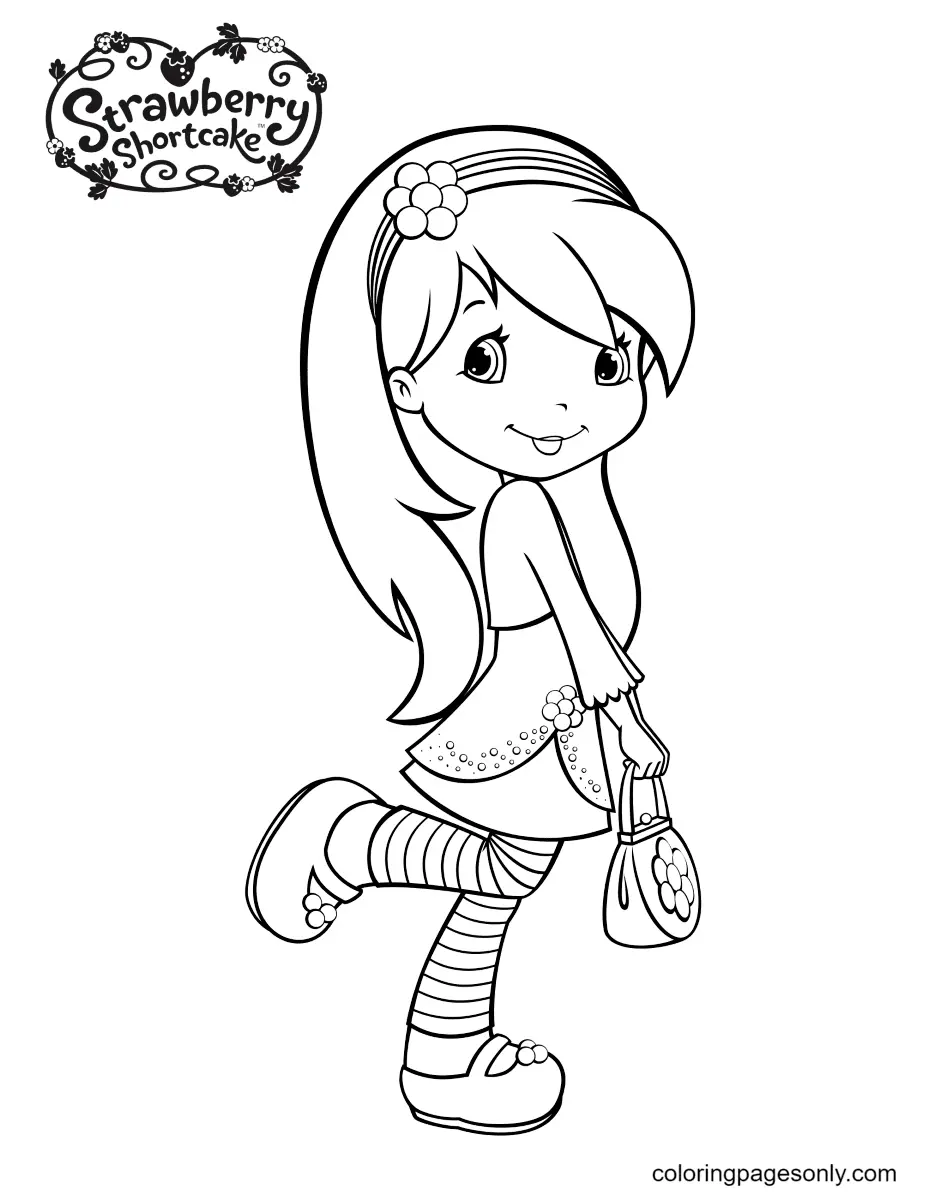 Strawberry Shortcake Coloring Pages 42