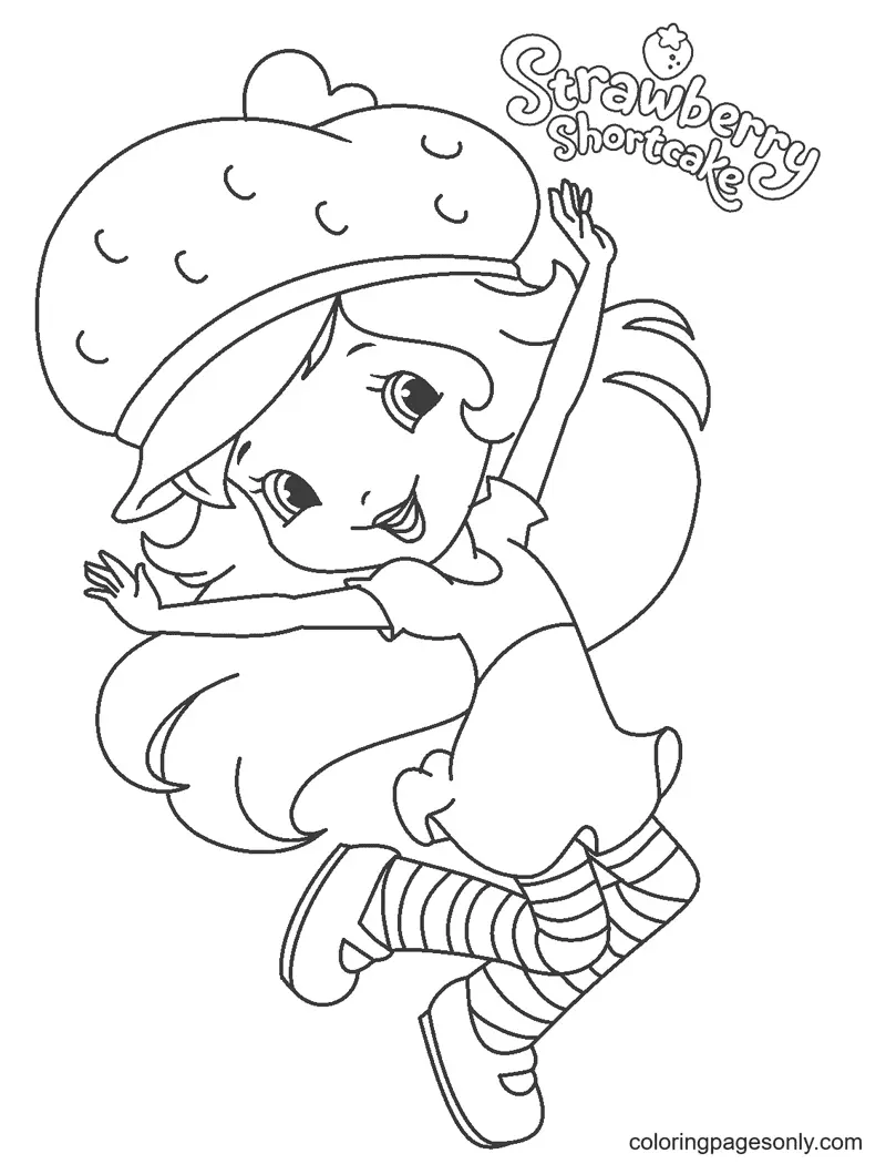 Strawberry Shortcake Coloring Pages 43