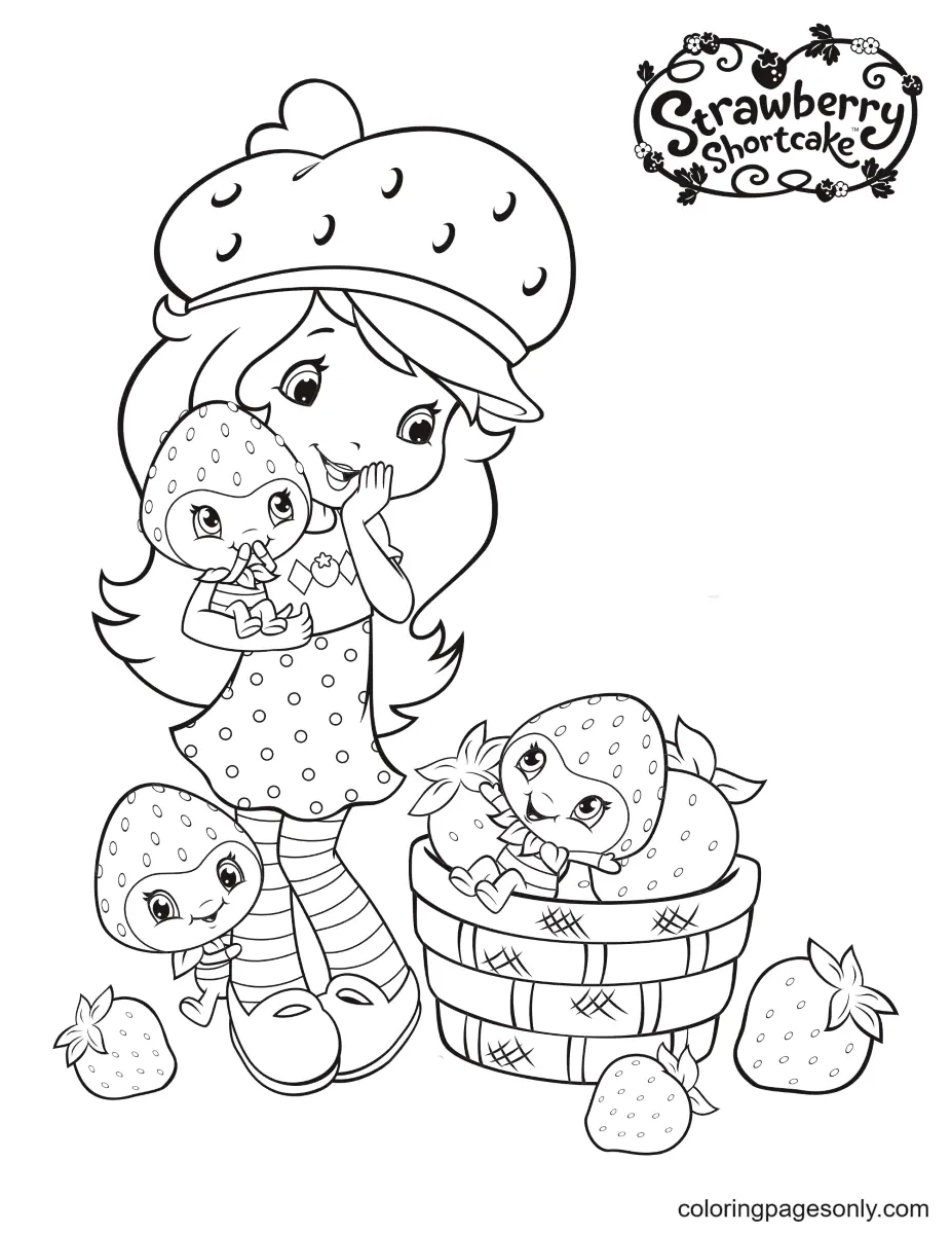 Strawberry Shortcake Coloring Pages 46