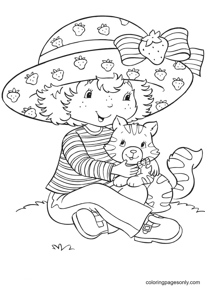 Strawberry Shortcake Coloring Pages 47