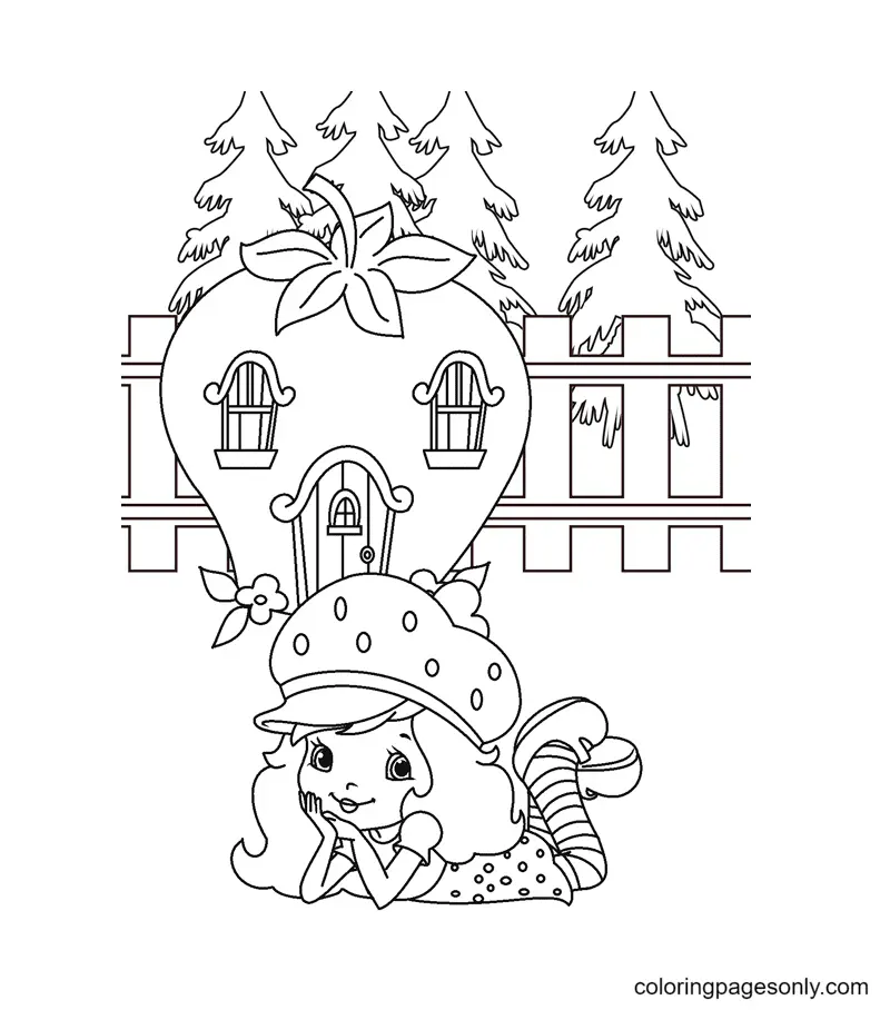 Strawberry Shortcake Coloring Pages 48