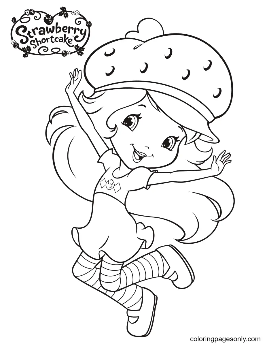 Strawberry Shortcake Coloring Pages 49