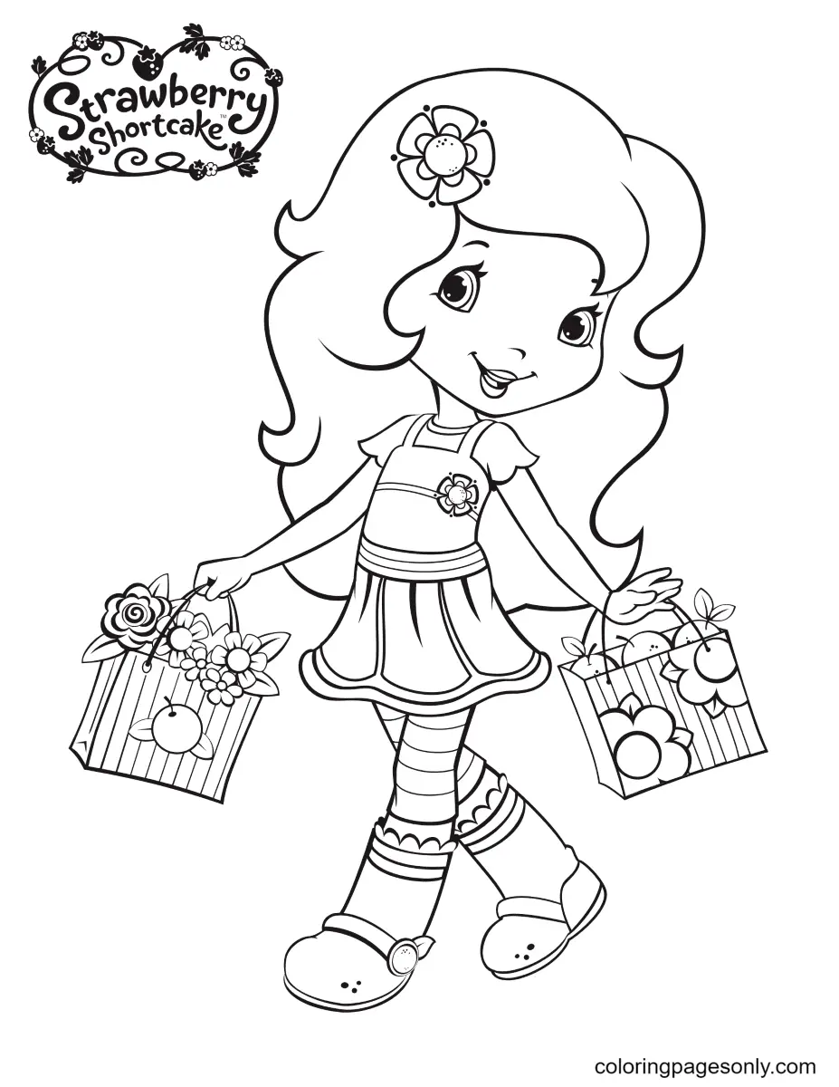 Strawberry Shortcake Coloring Pages 51