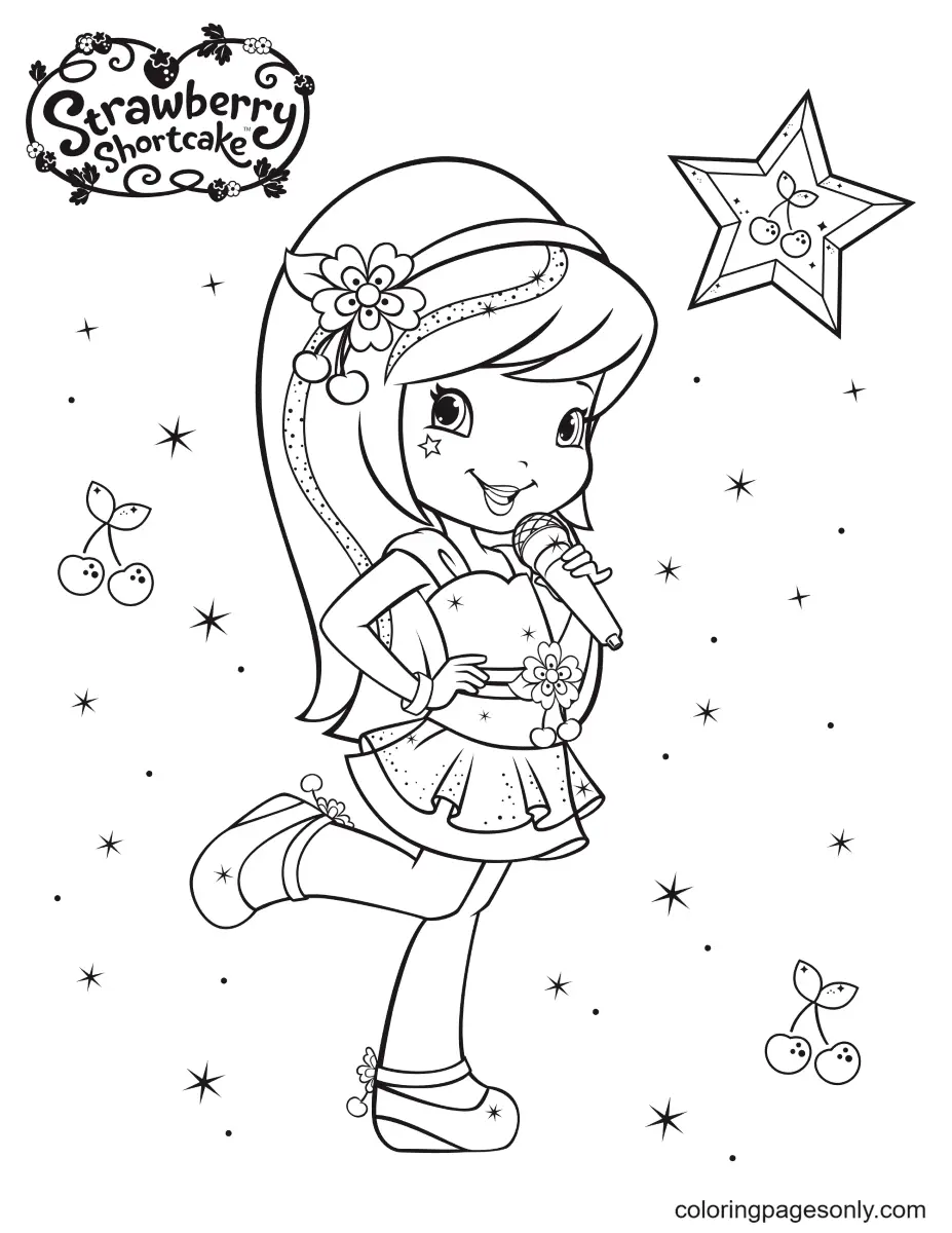 Strawberry Shortcake Coloring Pages 52