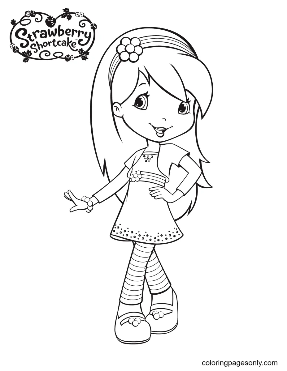 Strawberry Shortcake Coloring Pages 53