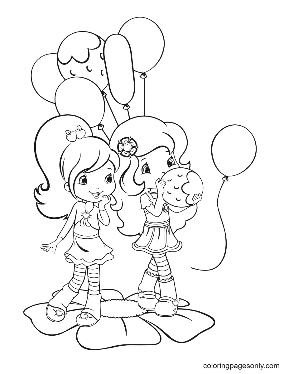 Strawberry Shortcake Coloring Pages 54