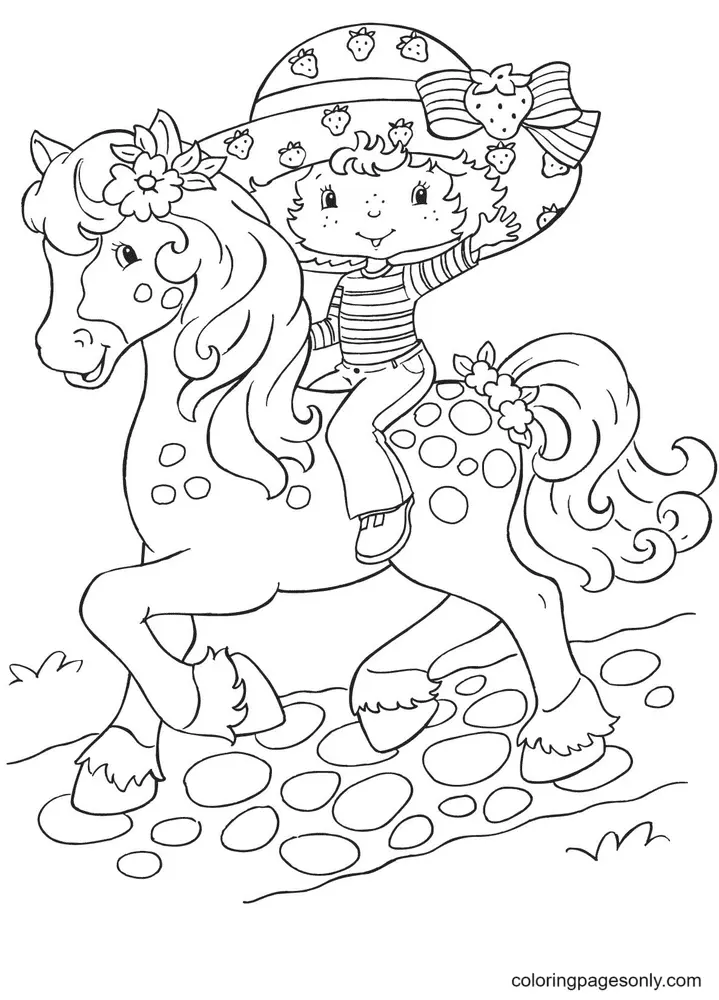 Strawberry Shortcake Coloring Pages 57
