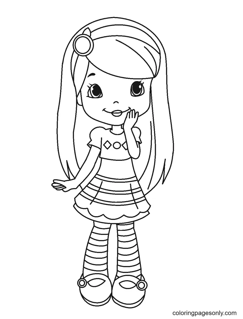 Strawberry Shortcake Coloring Pages 6