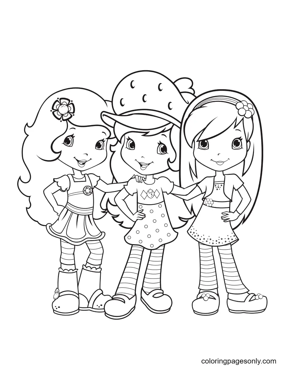 Strawberry Shortcake Coloring Pages 7