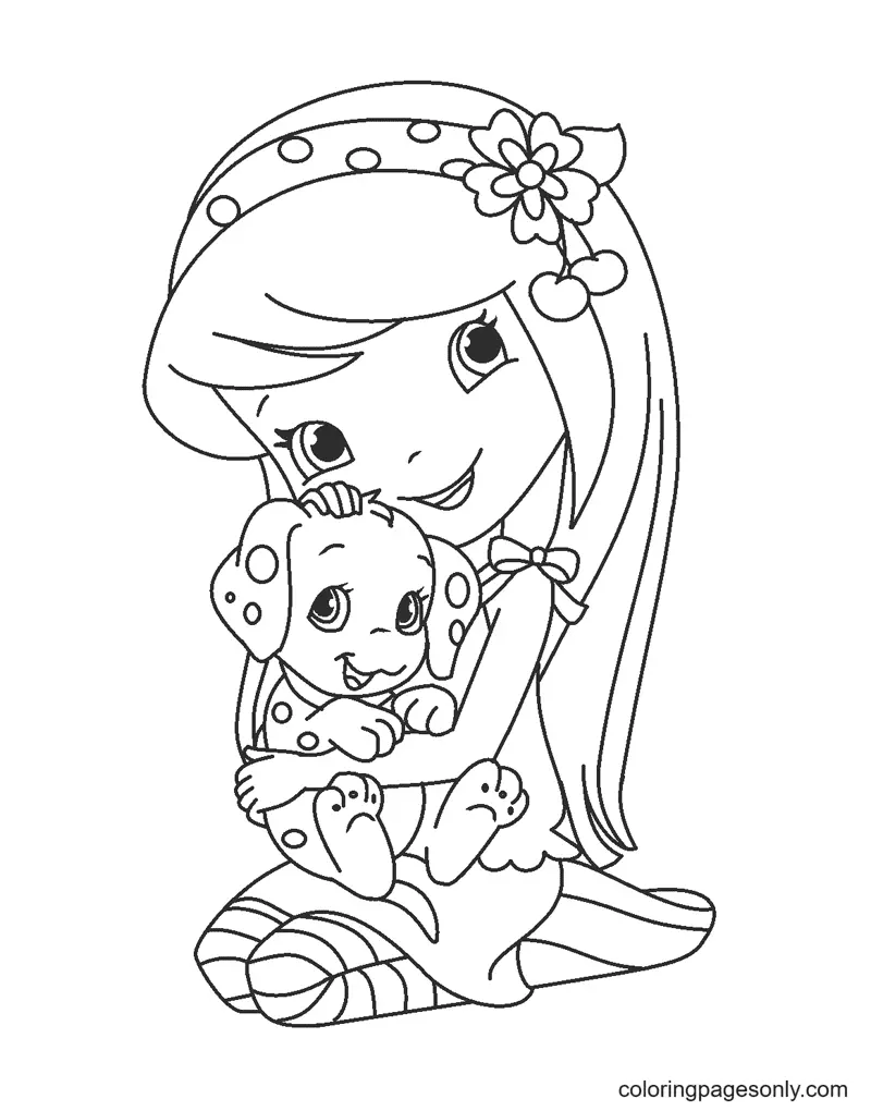 Strawberry Shortcake Coloring Pages 9
