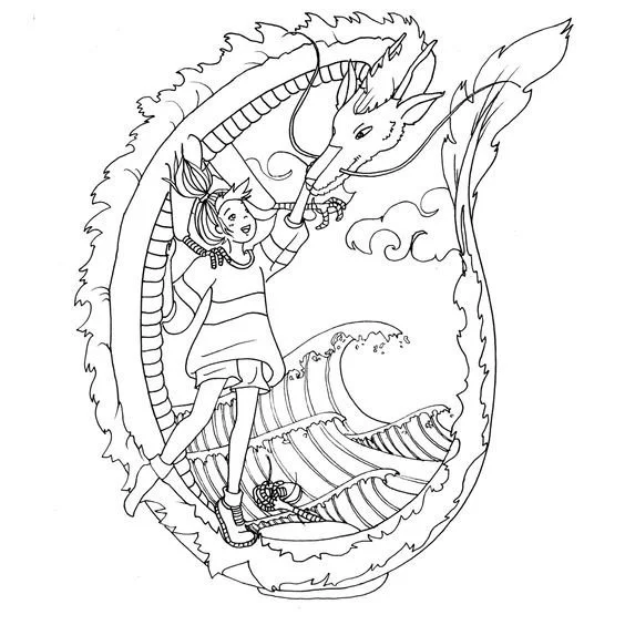 Studio Ghibli Coloring Pages