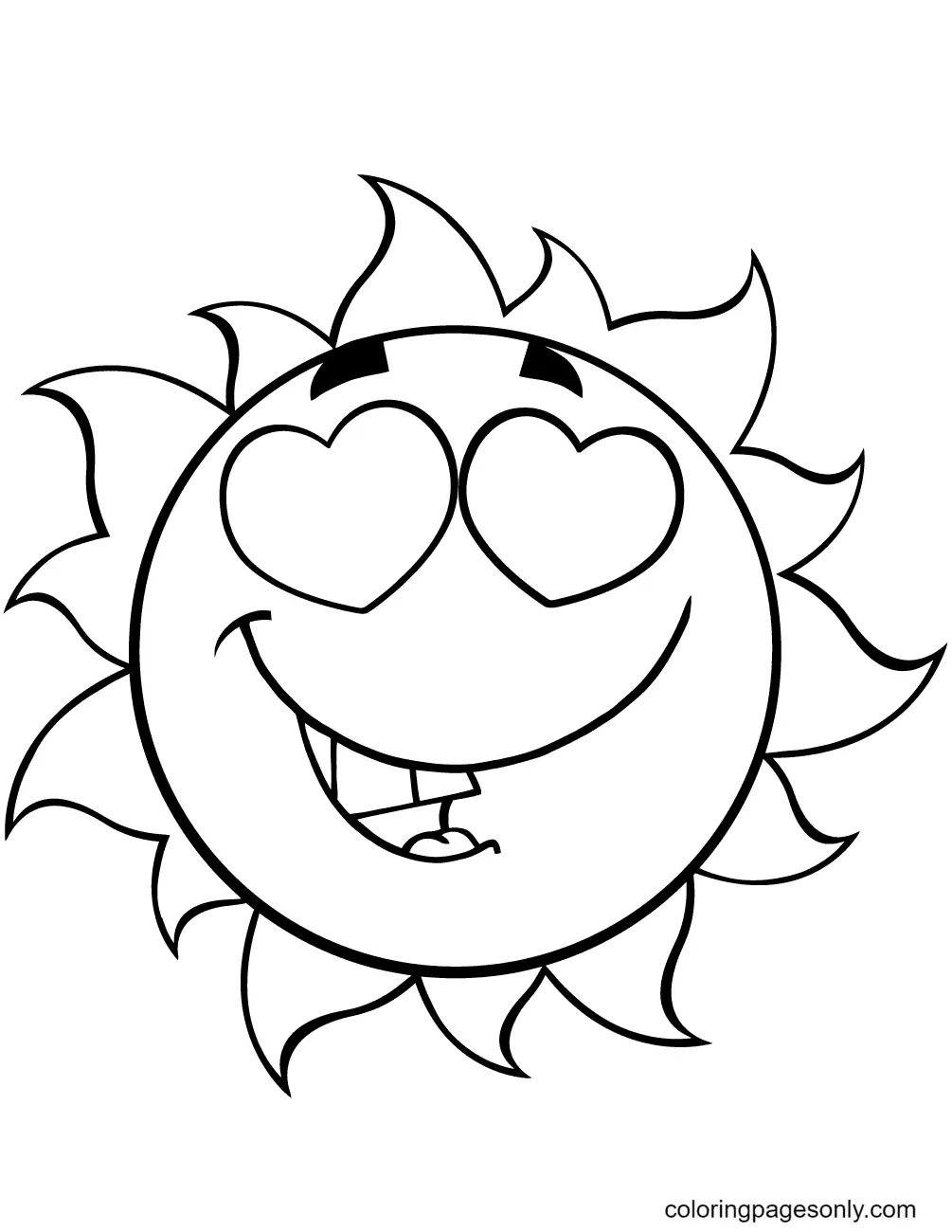 Sun Coloring Pages 39