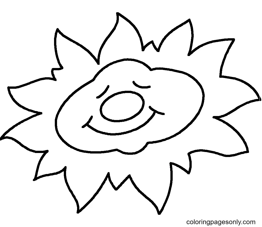 Sun Coloring Pages 47