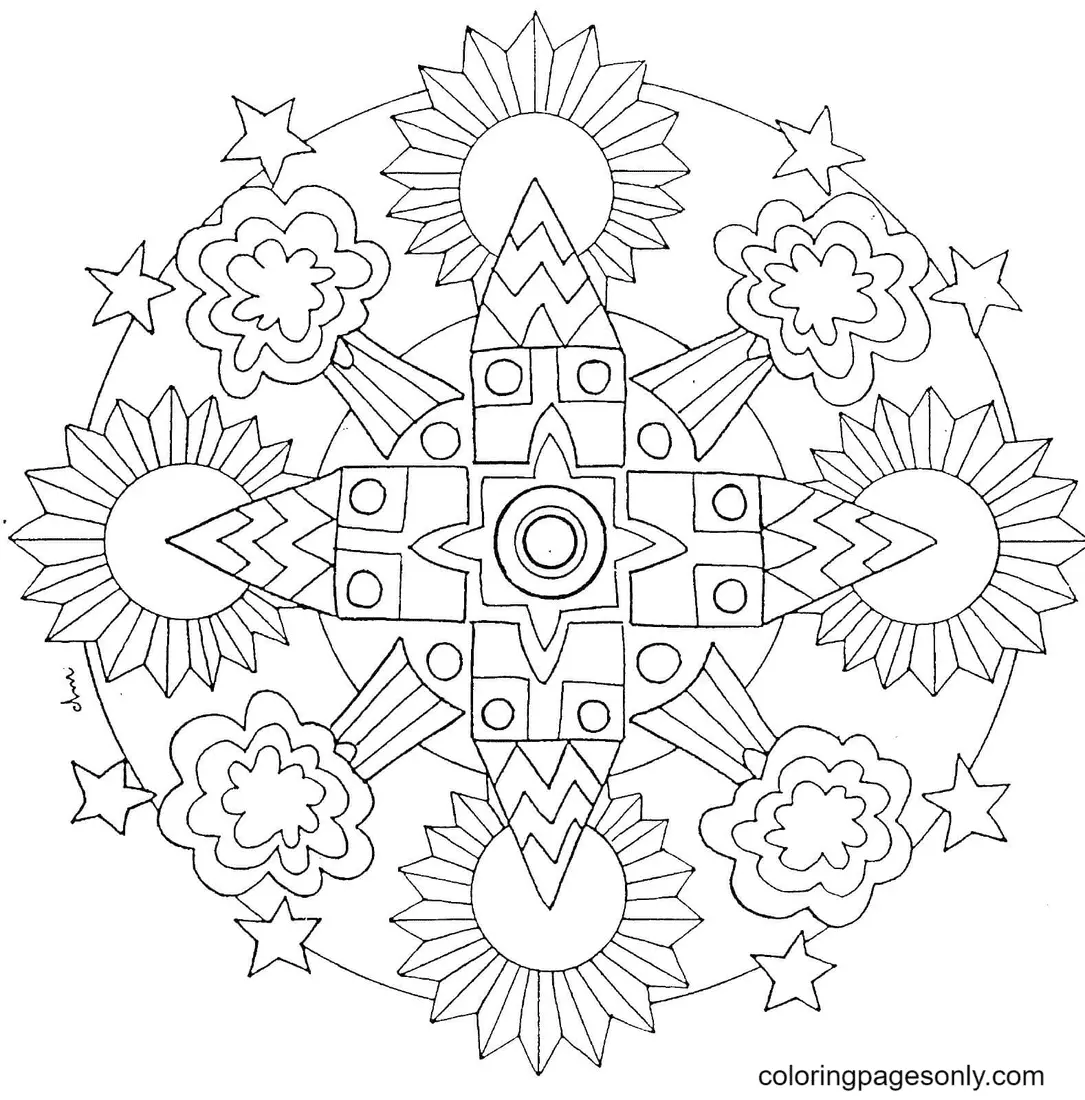 Sun Coloring Pages 54