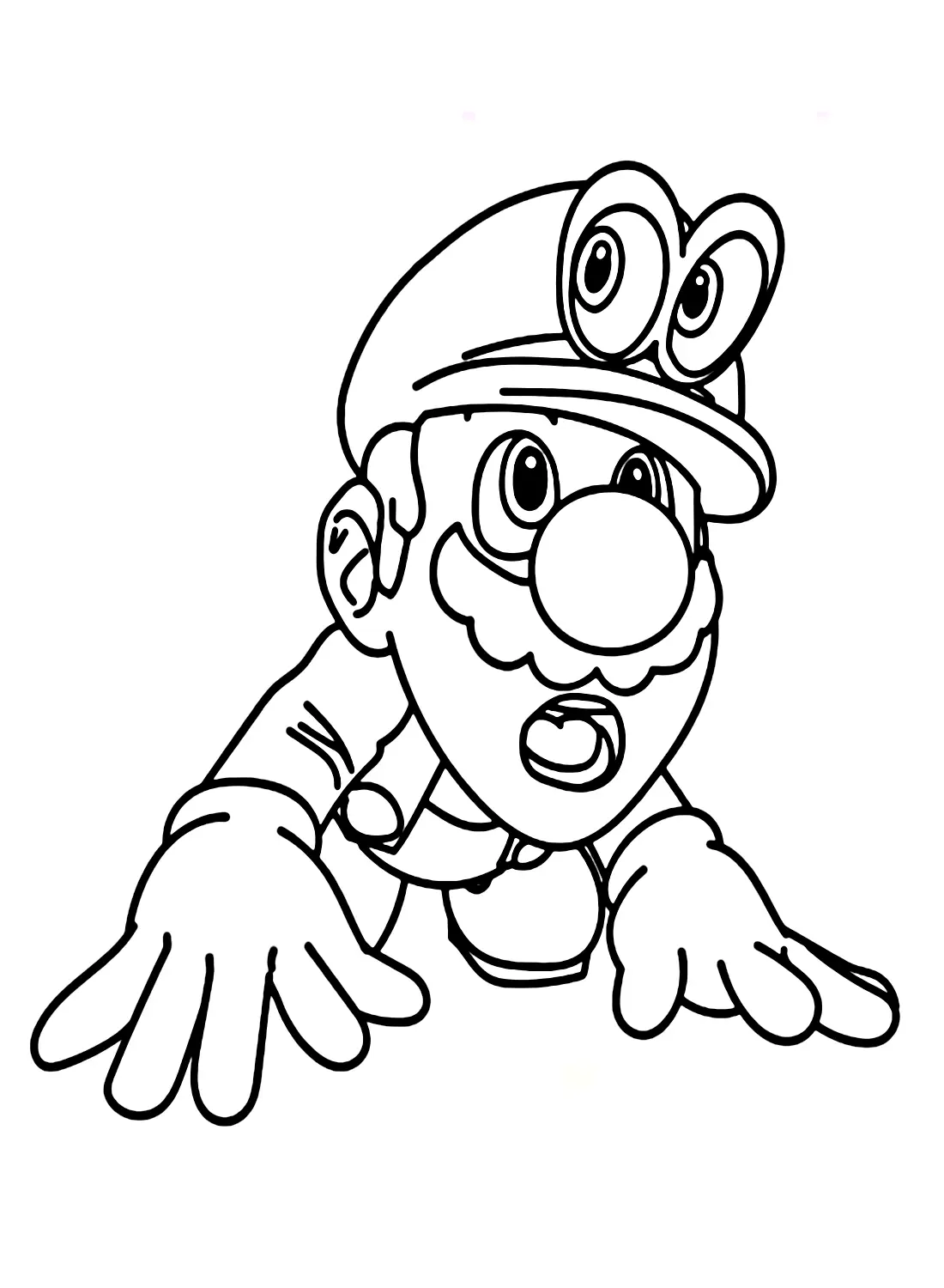 Ausmalbilder Super Mario Odyssey 15