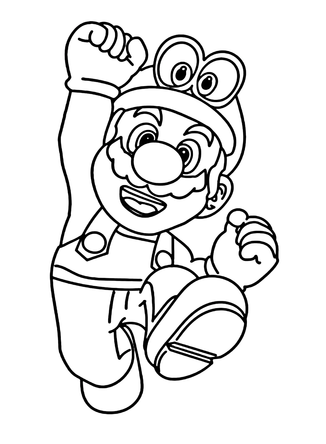 Desenhos de Super Mario Odyssey Para Colorir 7